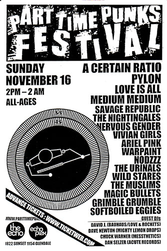 11-16-08 Part Time Punks Festival